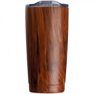 Logotrade firmakingitused pilt: Puidust välimusega roostevabast terasest kruus COSTA RICA 550 ml